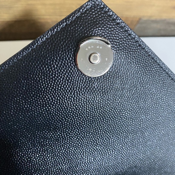 Saint Laurent Textured Mixed Matelasse (black) Triquilt Medium Monogram handbag - Picture 12 of 16